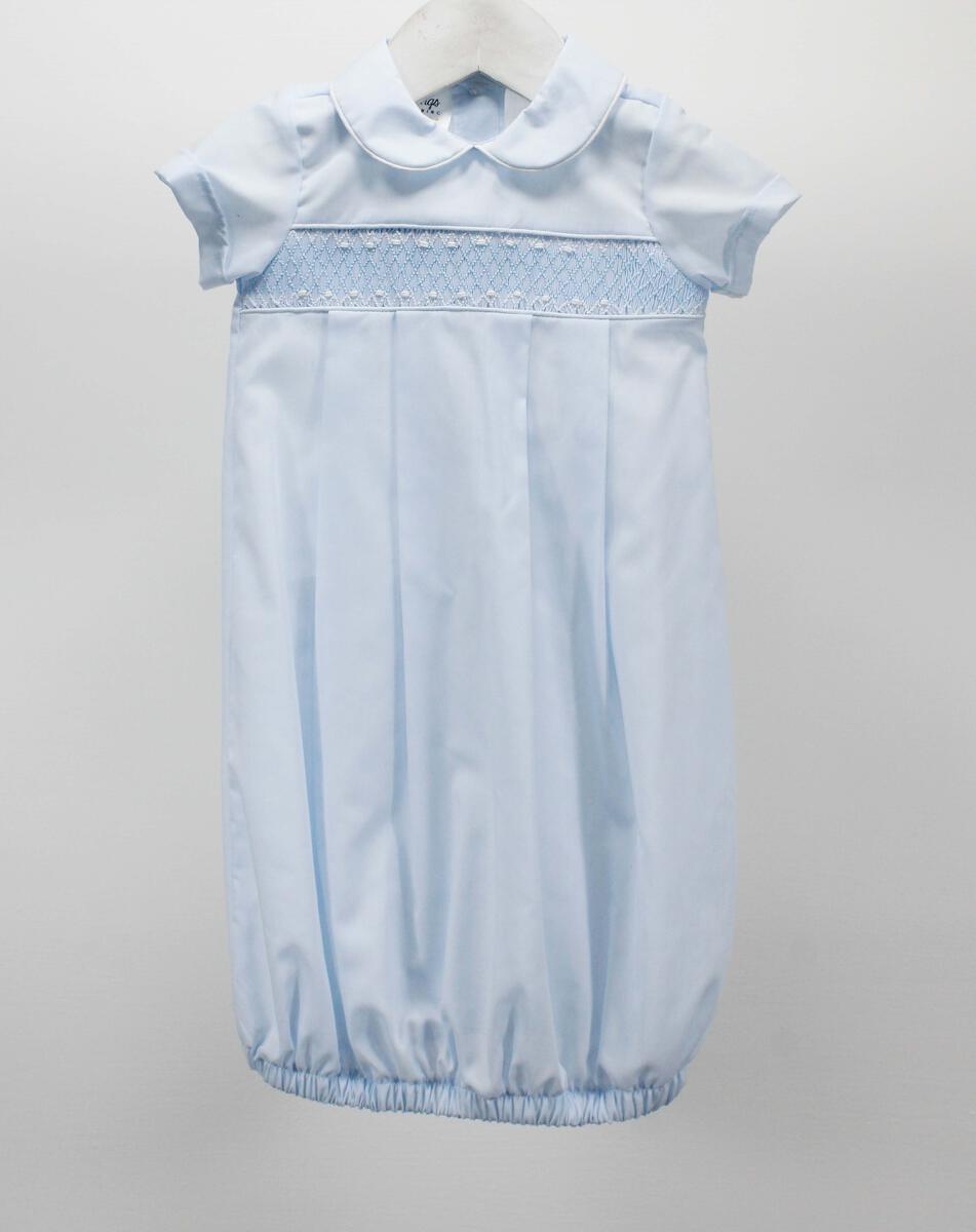 Baby Blessings Elliot Light Blue Gown