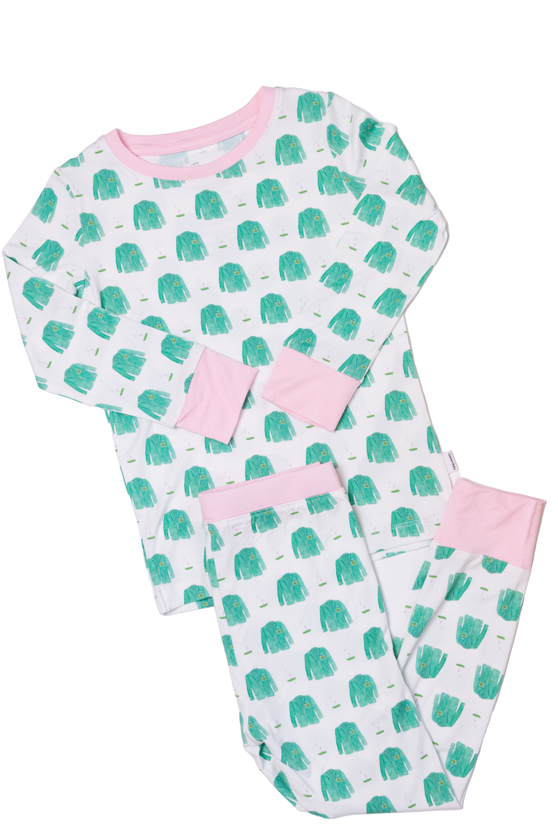 The Uptown Baby Bamboo Pajama 2 Piece Set in Golf