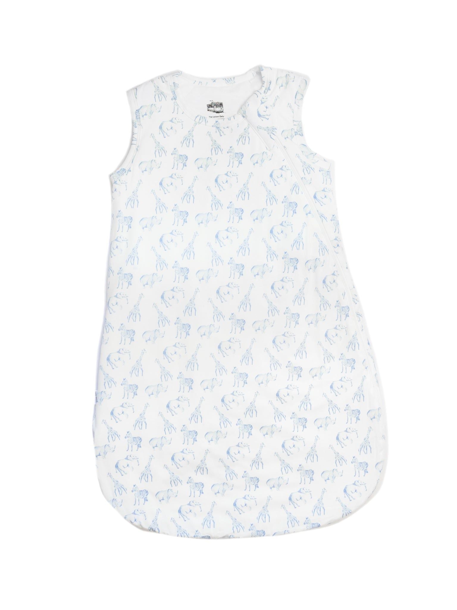 The Uptown Baby Sleep Sack in Blue Safari