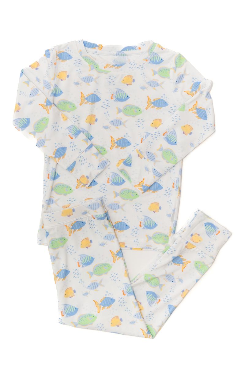 The Uptown Baby School of Fish 2 Piece Pajama Set