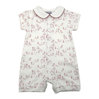 Marcela Dogs Pima Cotton Romper