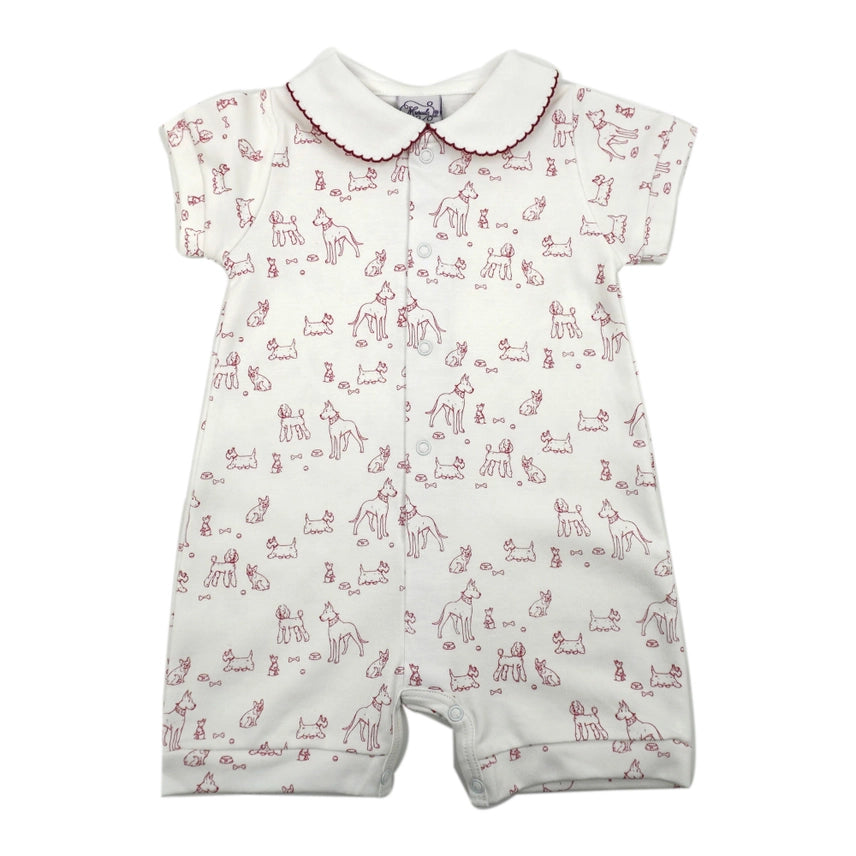 Marcela Dogs Pima Cotton Romper