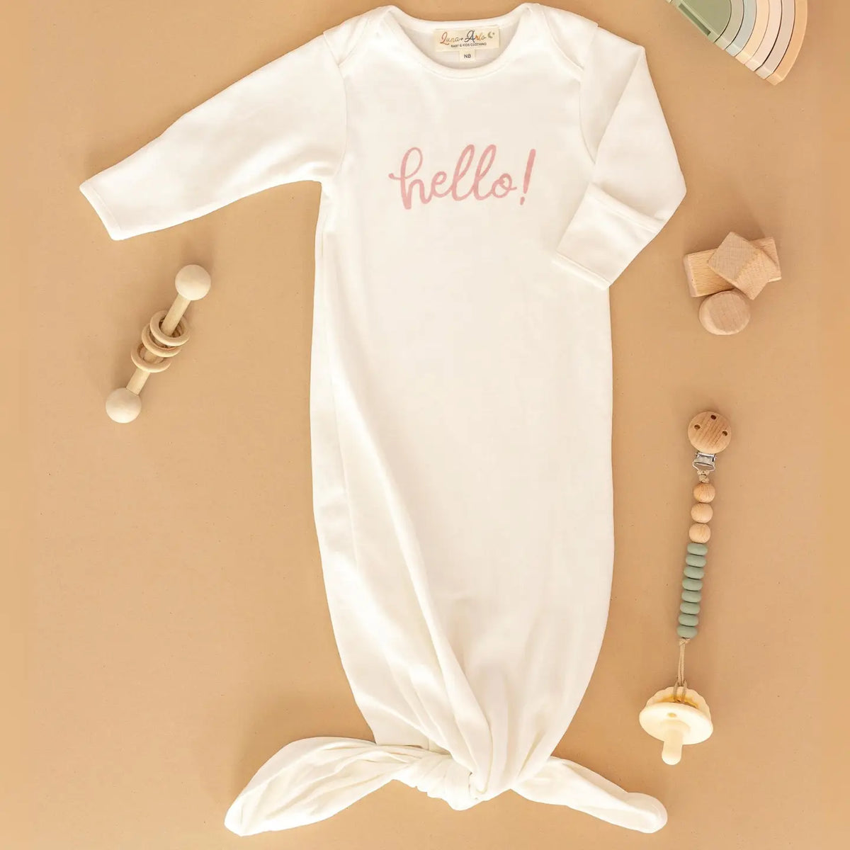 "Hello" Knot Gown