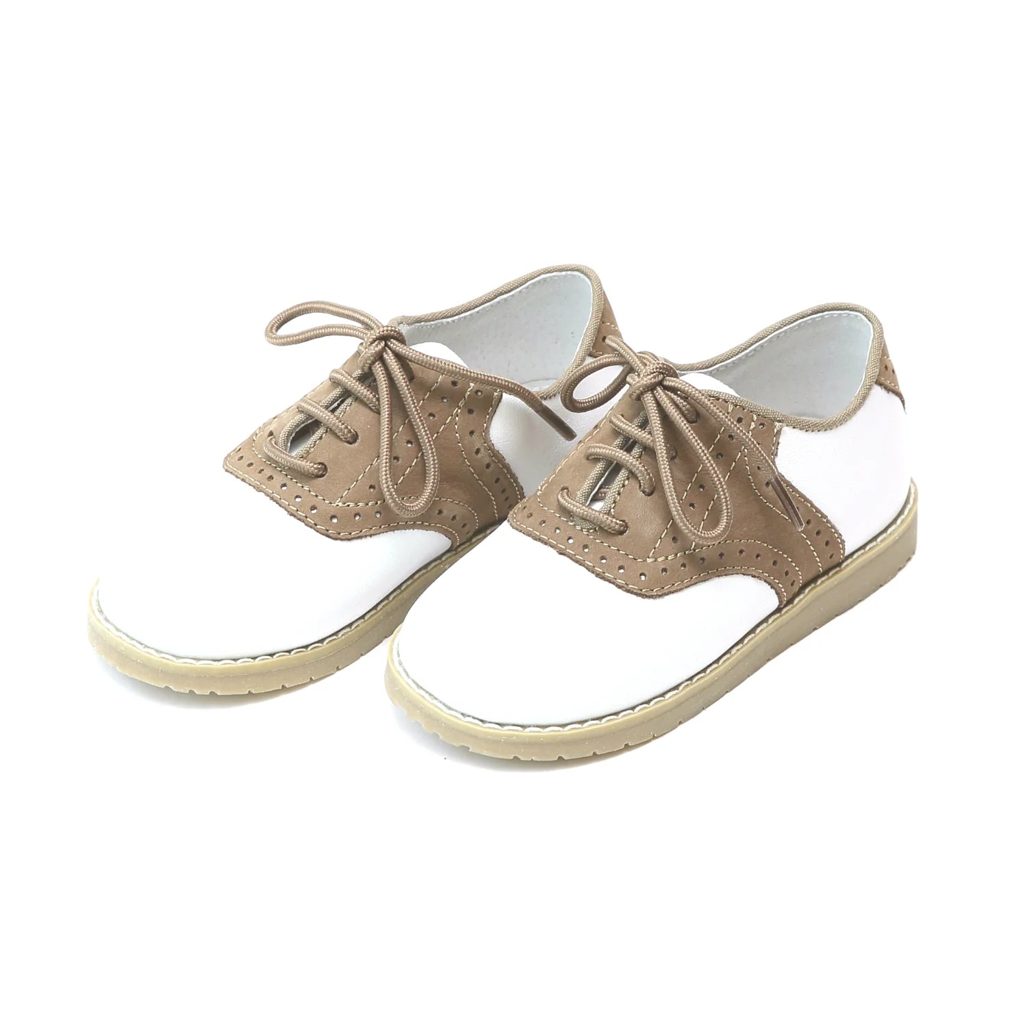 L'Amour Shoes | Luke Two Tone Leather Saddle Shoe