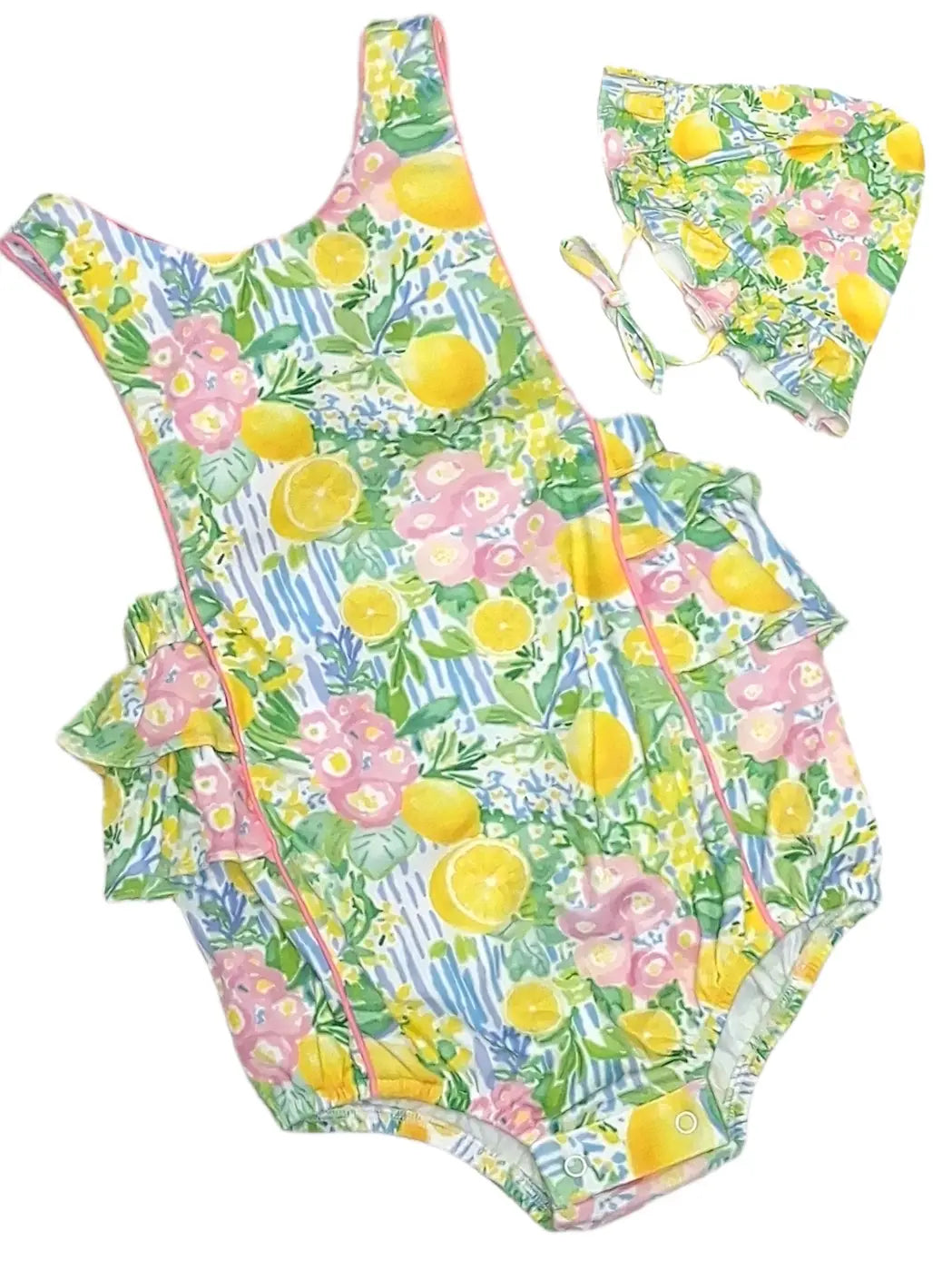 Marco & Lizzy | Baby Girl Sun Bubble and Sun Hat