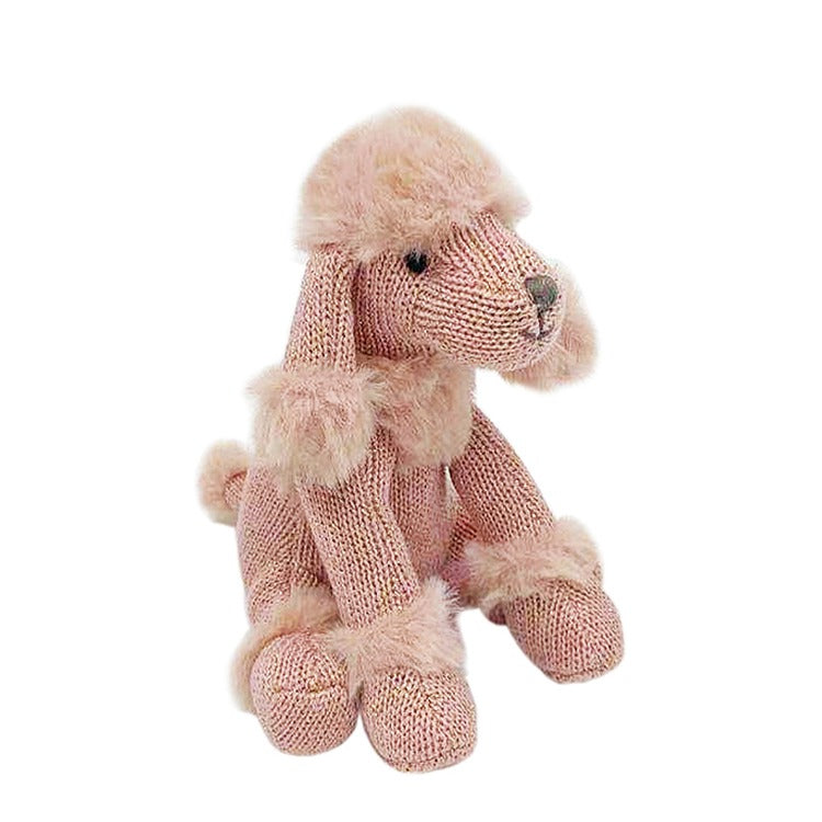 Mon Ami Paris Poodle Knit Pink Rattle