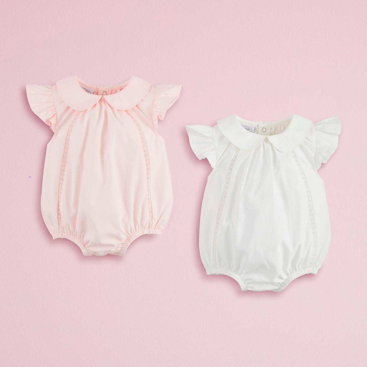 Mud Pie | White Collared Poplin Bubble