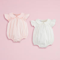 Mud Pie | White Collared Poplin Bubble