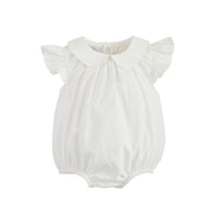 Mud Pie | White Collared Poplin Bubble
