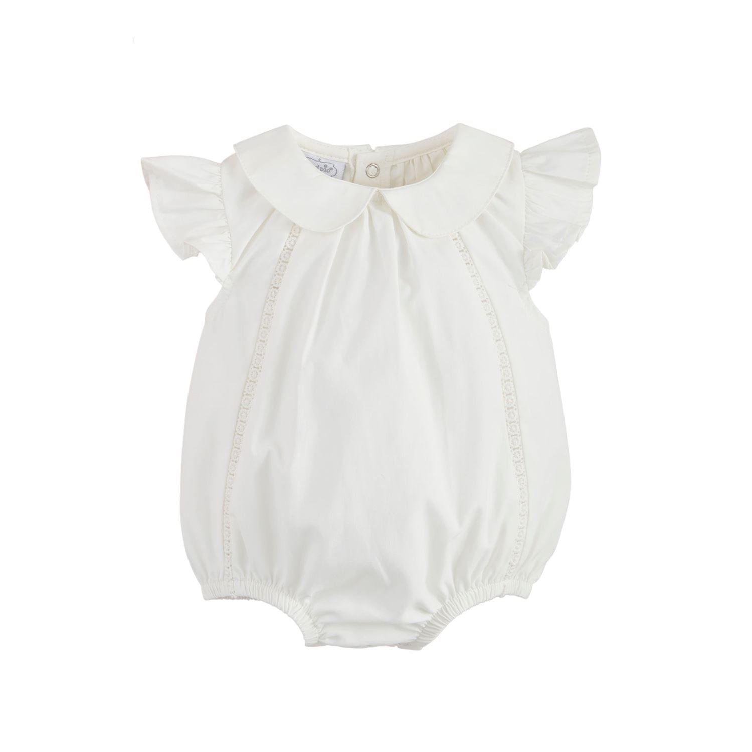 Mud Pie | White Collared Poplin Bubble