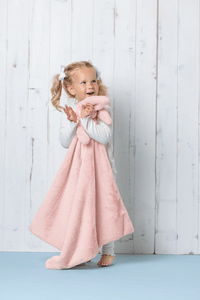 Mud Pie Pink Plush Bunny Blanket