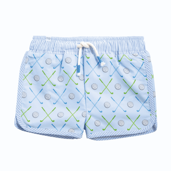 Mud Pie Golf Swim Trunks