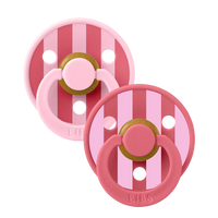 BIBS Colour Natural Rubber Paci Set of 2