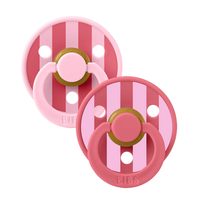BIBS Colour Natural Rubber Paci Set of 2