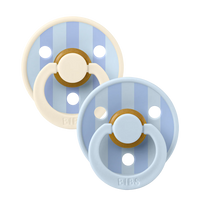 BIBS Colour Natural Rubber Paci Set of 2