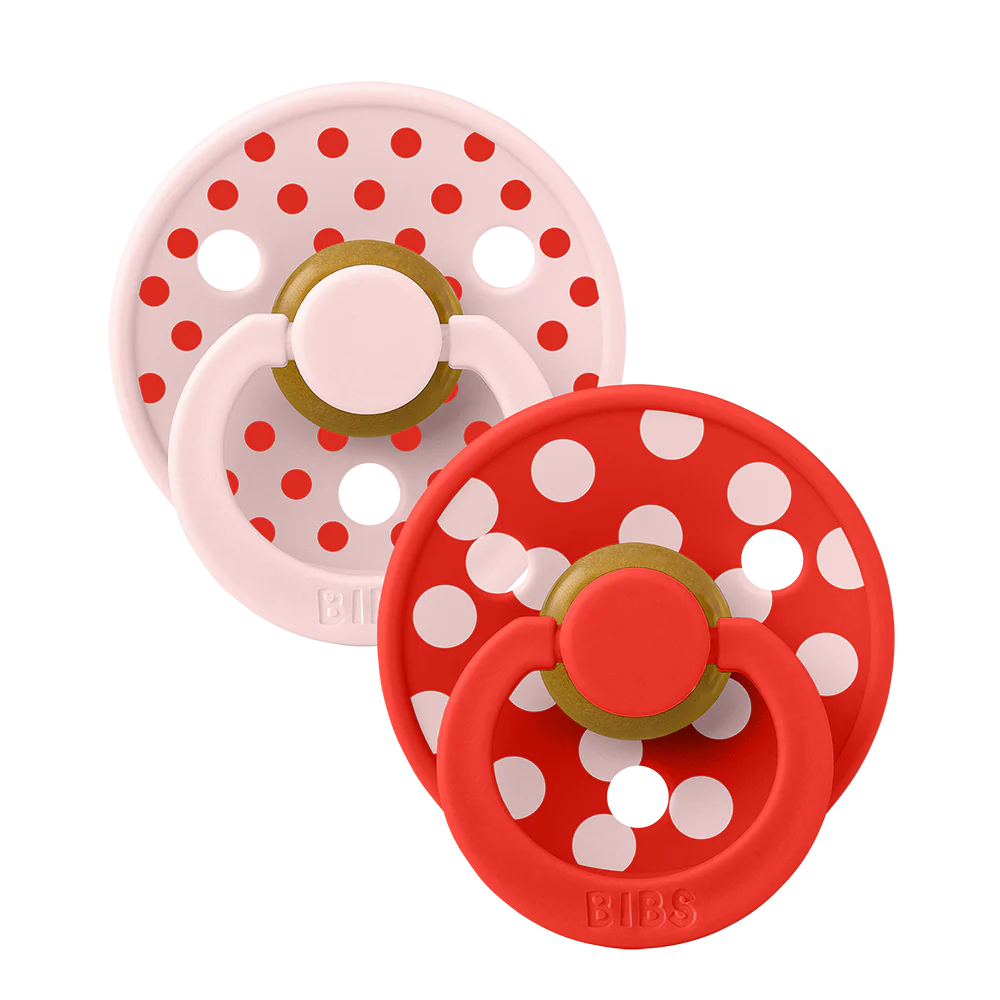 BIBS Colour Natural Rubber Paci Set of 2