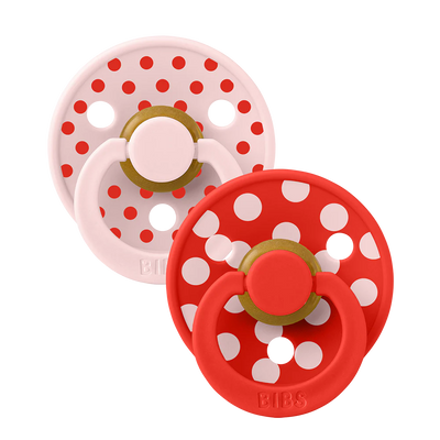 BIBS Colour Natural Rubber Paci Set of 2