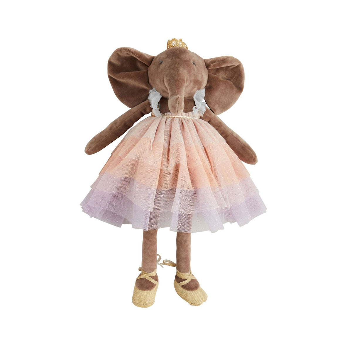 Mud Pie | Poppy The Elephant Princess Jumbo Pal