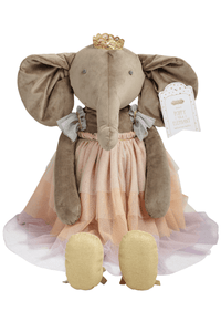 Mud Pie | Poppy The Elephant Princess Jumbo Pal