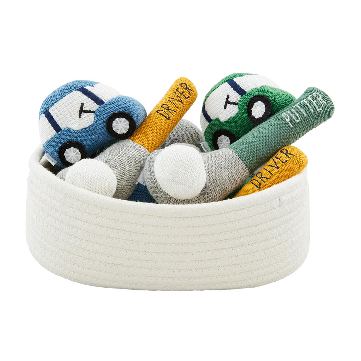 Mud Pie | Golf Sweater Knit Rattles