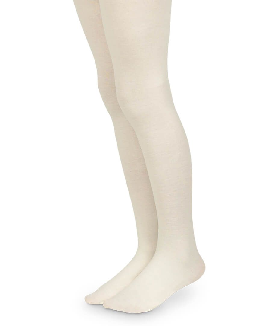 Jefferies Socks Tights Pima Cotton in Ivory
