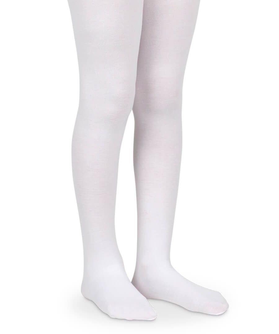 Jefferies Socks Pima Cotton Tights in White