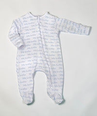 Magnolia Baby | Little Brother & Little Sister Zip Footie Pajamas