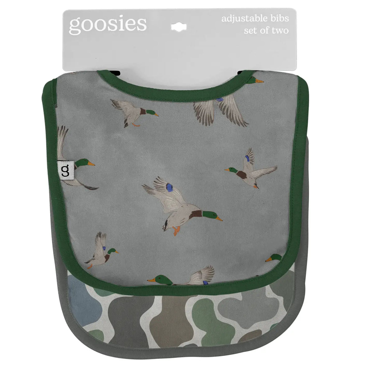 Goosies Mallard Duck & Camo Bib Set