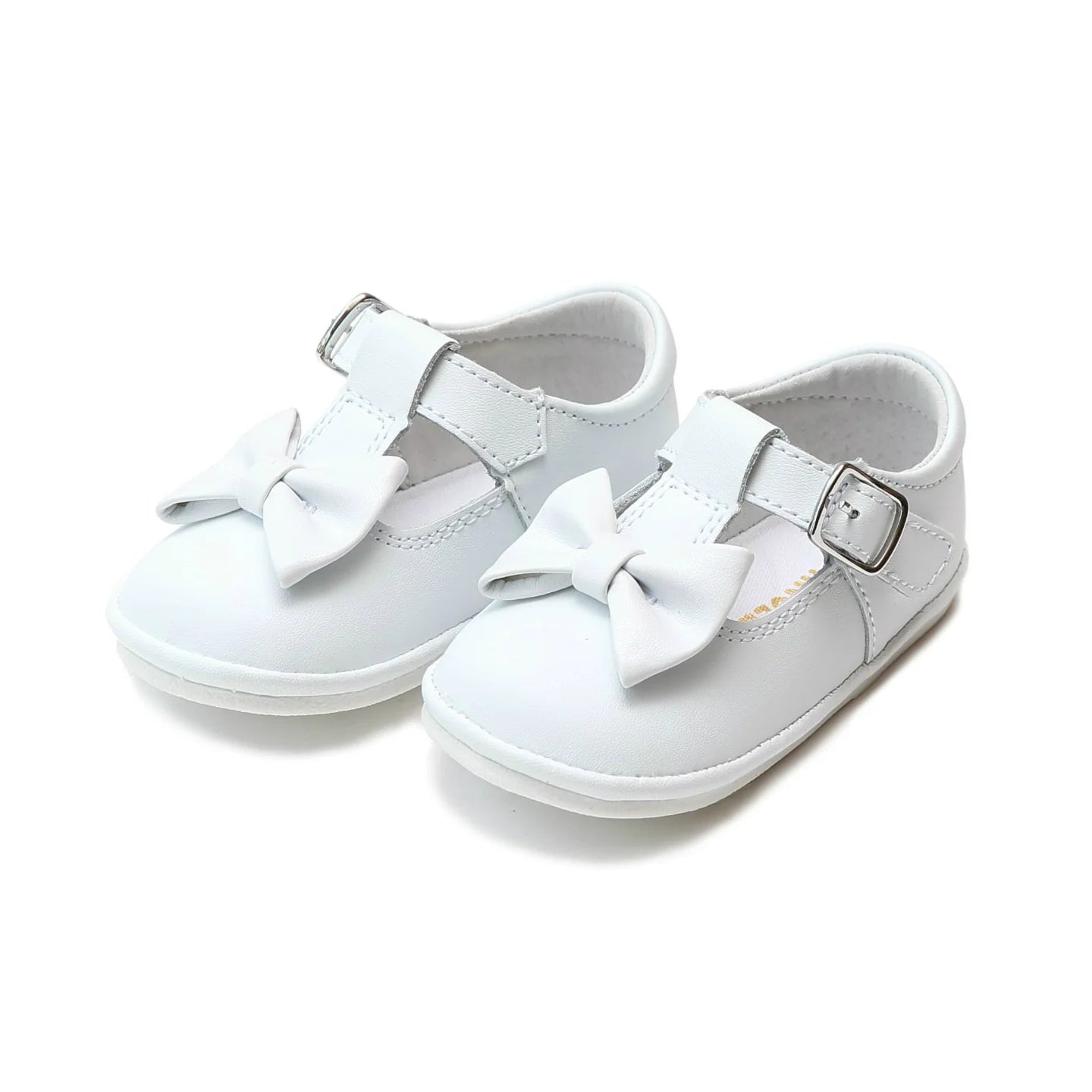 Angel Baby Shoes- Minnie Bow Leather Mary Jane (Baby)