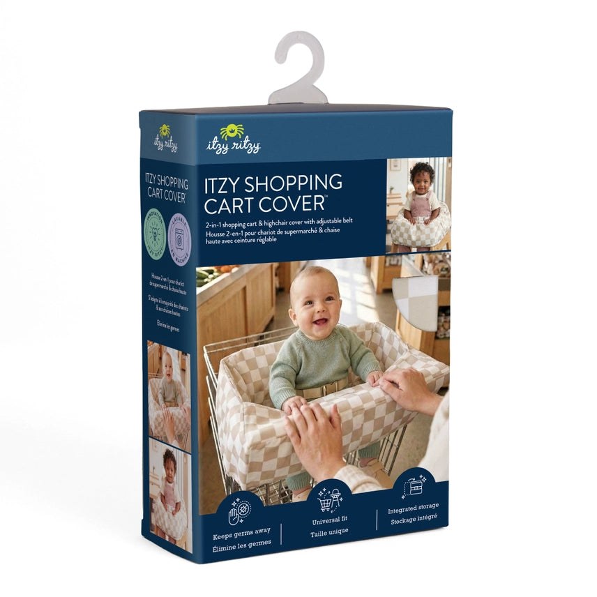 Itzy Ritzy | Checkerboard Itzy Shopping Cart Cover™