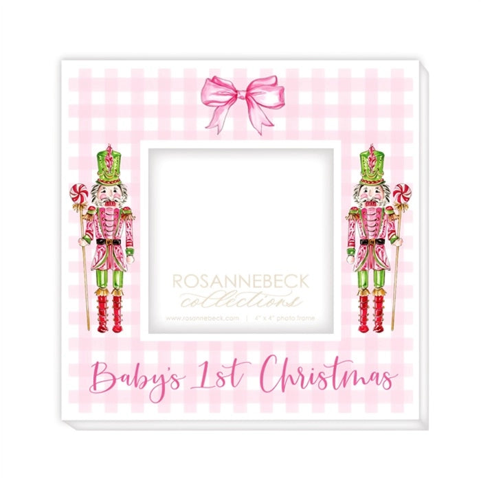 Baby's First Christmas Nutcracker Frame