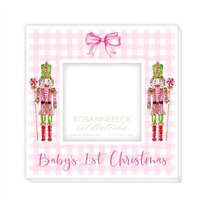 Baby's First Christmas Nutcracker Frame
