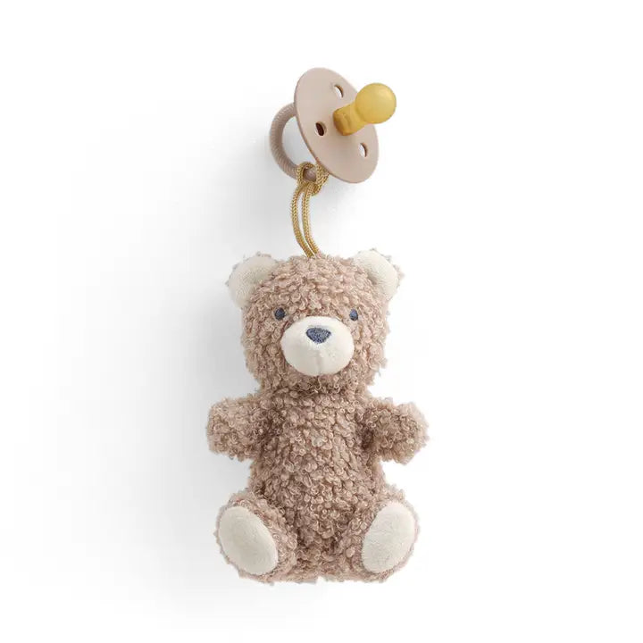 Itzy Ritzy Bitzy Pal Natural Rubber Pacifier & Bear Plush