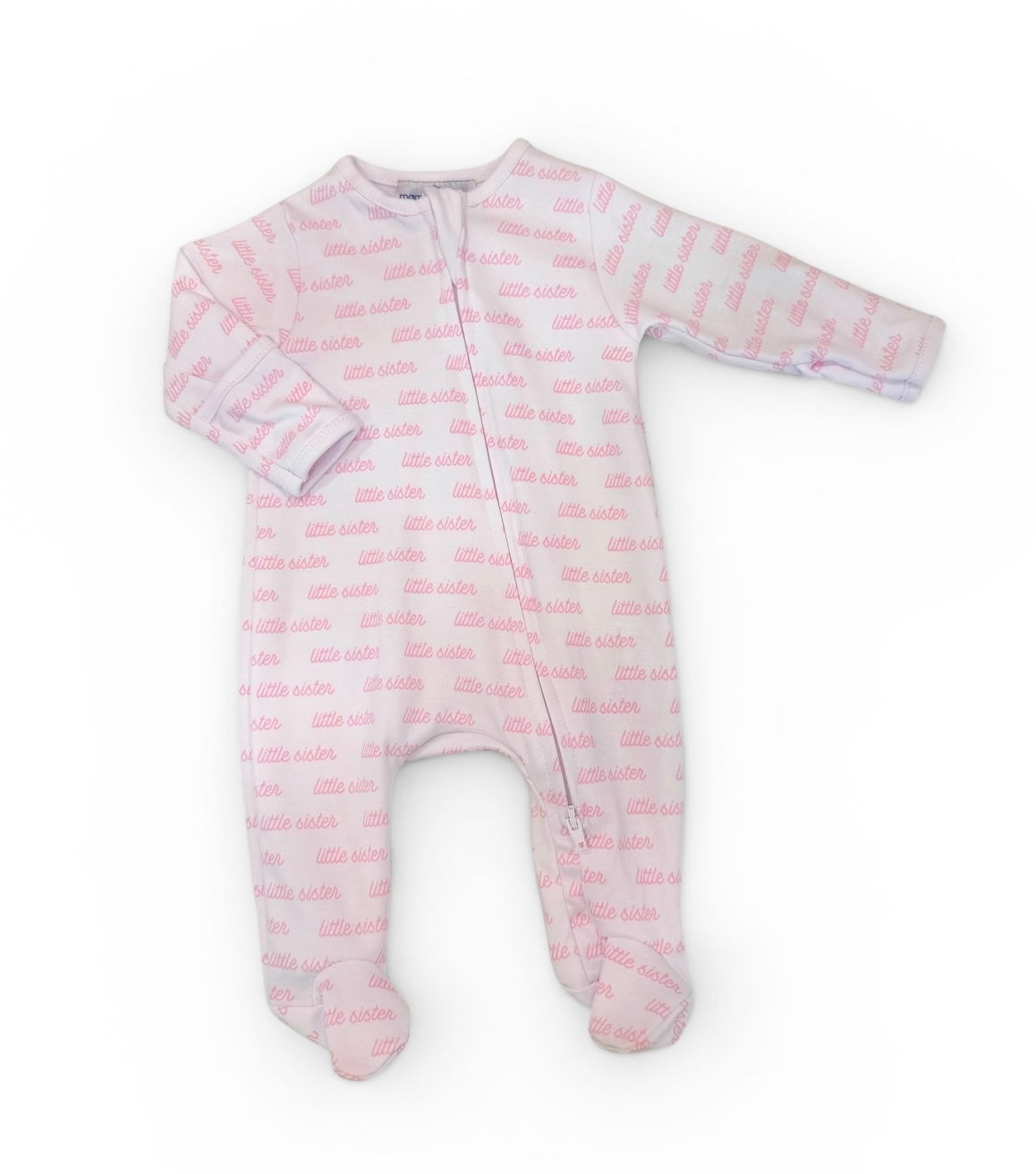 Magnolia Baby | Little Brother & Little Sister Zip Footie Pajamas