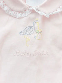 Ruth and Ralph | Baby Sister Embroidered Bubble