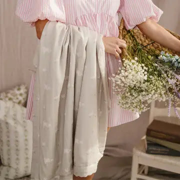 Saranoni | Bamboo Rayon Muslin/Lush Receiving Blanket in Boone