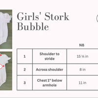 Ruth and Ralph | Baby Sister Embroidered Bubble