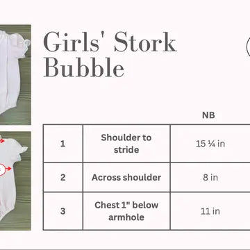 Ruth and Ralph | Baby Sister Embroidered Bubble