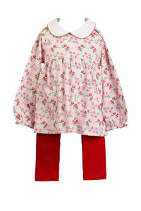 The Proper Peony | Zinnia Blooms Tunic Set