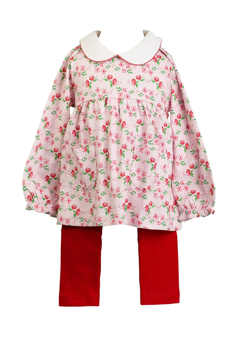 The Proper Peony | Zinnia Blooms Tunic Set