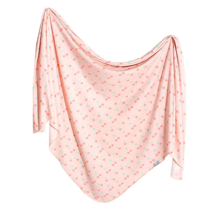 Copper Pearl | Swaddle Blanket in Cheery