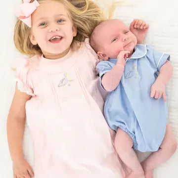 Ruth and Ralph | Baby Brother Embroidered Bubble