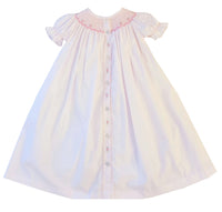 Marco & Lizzy |  Baby Girl's Hand Smocked Roses Daygown