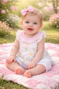 Marco & Lizzy Easter Floral Diaper Set