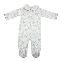 Marcela Dogs Pima Cotton Footie Pajamas