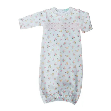 Baby Threads English Roses Smocked Baby Girl Gown