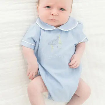 Ruth and Ralph | Baby Brother Embroidered Bubble