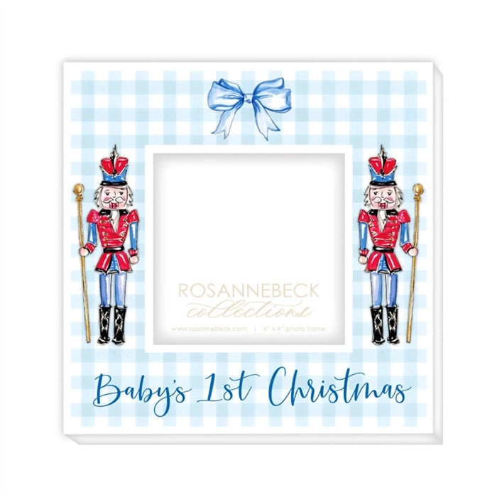 Baby's First Christmas Nutcracker Frame