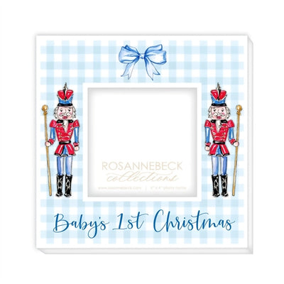 Baby's First Christmas Nutcracker Frame