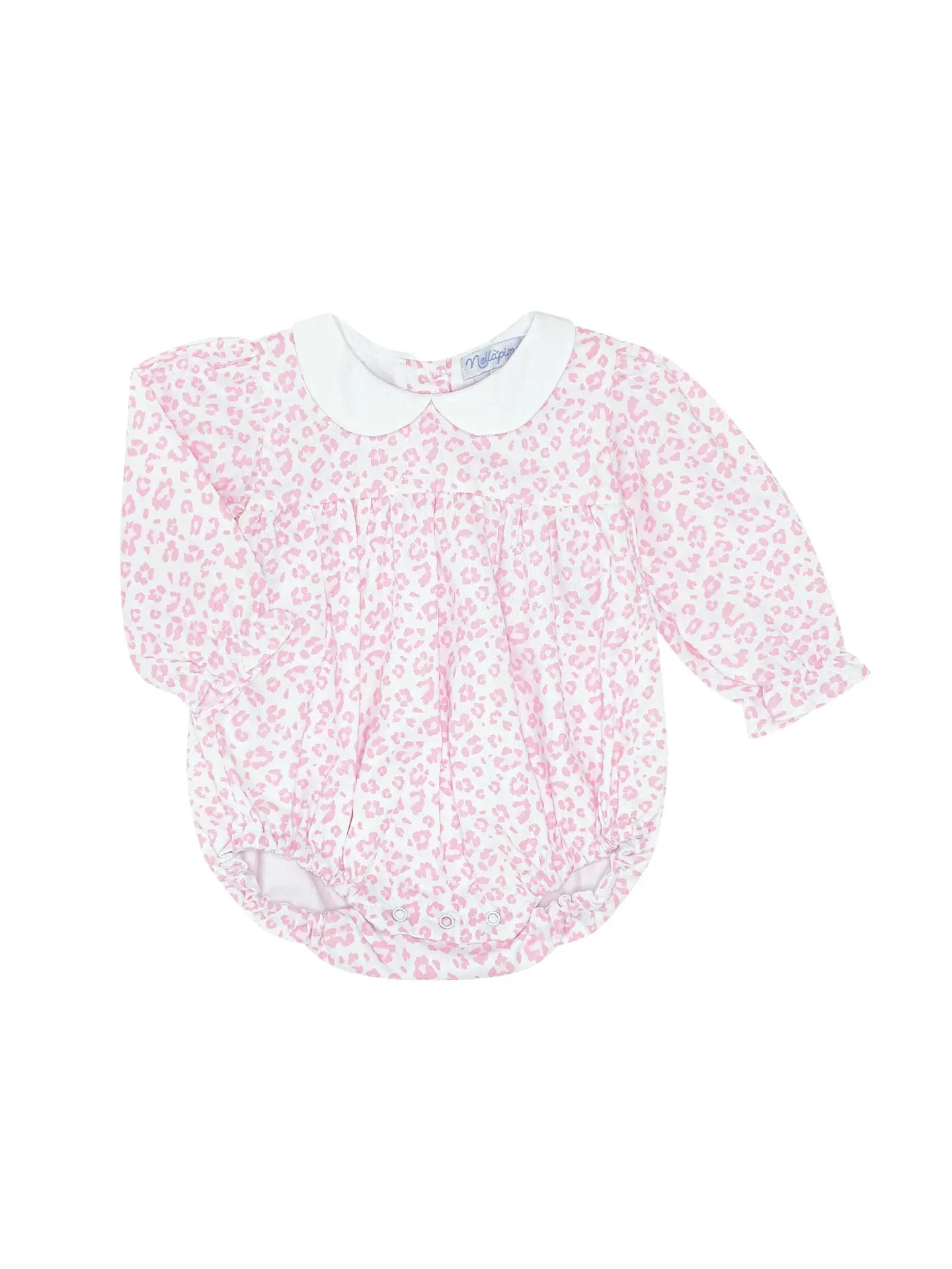 Nellapima Pink Cheetah Print Longsleeve Bubble